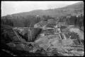 Construction du barrage de Montsalvens